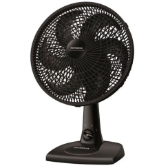 Ventilador preto 30cm 220V.