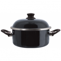 Ca�arola esmaltada preta N�26 