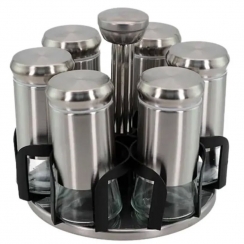Porta condimentos girat�rio inox