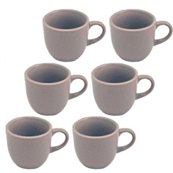 Jogo de x�caras p/caf�  s/pires