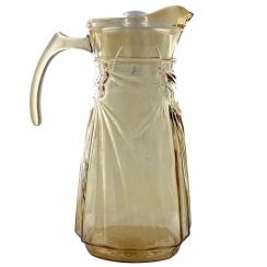 Jarra de vidro ambar