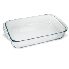 Assadeira retangular funda