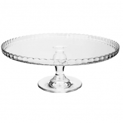 Prato p/bolo com p� 32cm