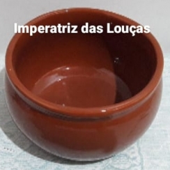 Tigela marrom 500ml.