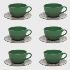 Jogo de ch� 6p�. Linen