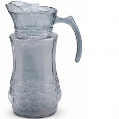 Jarra de vidro fume c/ tampa