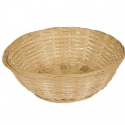 Cesta redonda em bambu