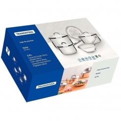 Jogo de panelas iinox 5p�.