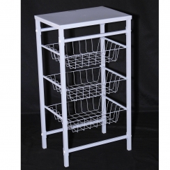 Fruteira com 3 cestos