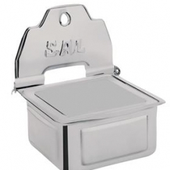 Saleiro de parede inox