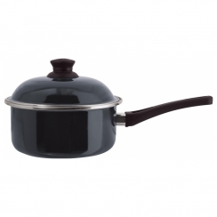 Panela esmaltada preta N�16