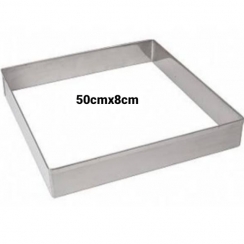 Aro cortador quadrado inox
