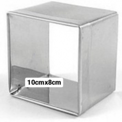 Aro cortador quadrado inox