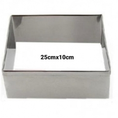 Aro cortador quadrado inox