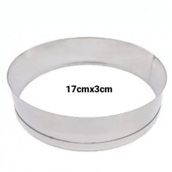 Aro modelador de hamburguer inox