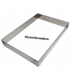 Aro cortador retangular inox