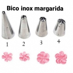 Bico p/confeitar inox margarida