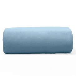 Len�ol casal malha azul