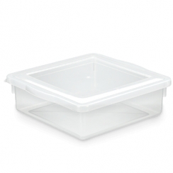 Caixa pl�stica c/tampa 4,5L.