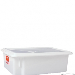 Caixa pl�stica c/tampa  10L.