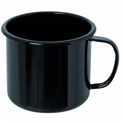 Caneca esmaltada preta N�10