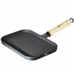 Bifeteira retangular ferro fundido 