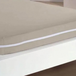 Capa p/colch�o de malha solteiro