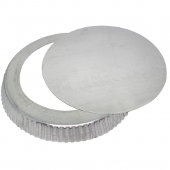 forma p/torta crespa fundo falso N�26