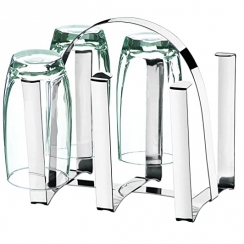 Escorredor de copos inox 