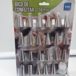 Jogo de bicos para confeitar inox