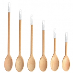 Colher oval de madeira 44cm