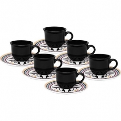 Conj.de x�caras p/caf� 6p�.