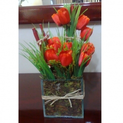 Arranjo de tulipa 