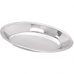 Travessa  inox funda 35cm