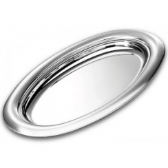 Travessa inox funda 23cm