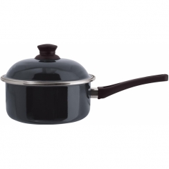 Panela esmaltada preta N�18