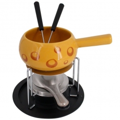Aparelho p/fondue porcelana