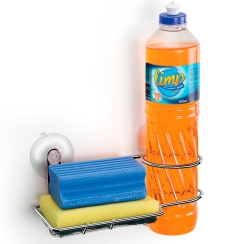 Porta detergente cromado