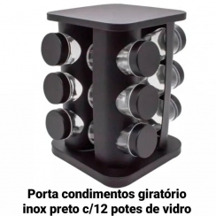 Porta condimentos girat�rio inox
