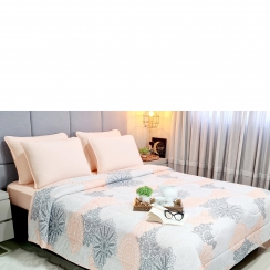 Edredom casal malha queen  