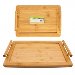 Bandeja c/al�a bambu