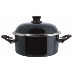 Ca�arola esmaltada preta N�24