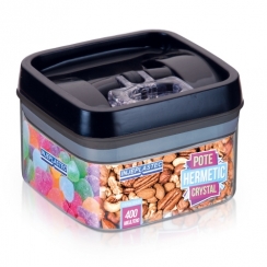 Pote herm�tico c/trava 400ml