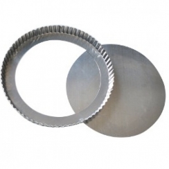 Forma p/torta crespa fundo falso N�28