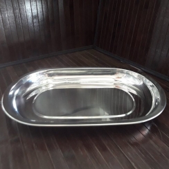 Travessa oval inox 28cm