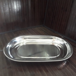 Travessa oval inox 30cm