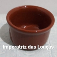 Tigela marrom 220ml.