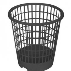 Cesto p/papel pl�stico 9L.