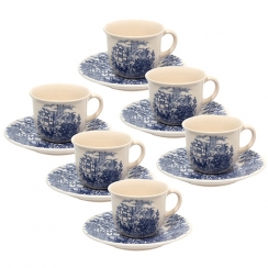 Conj.de x�caras p/caf� 6p�.