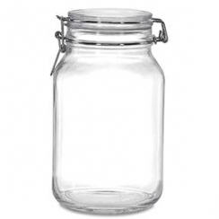 Pote de vidro herm�tico